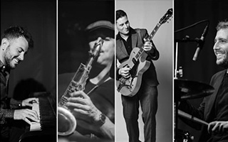 Musicalidad en Blue Move. Martín Burguez, Alberto Burguez, Arnaud Desprez, Arnau Julià, Maud Wernette.