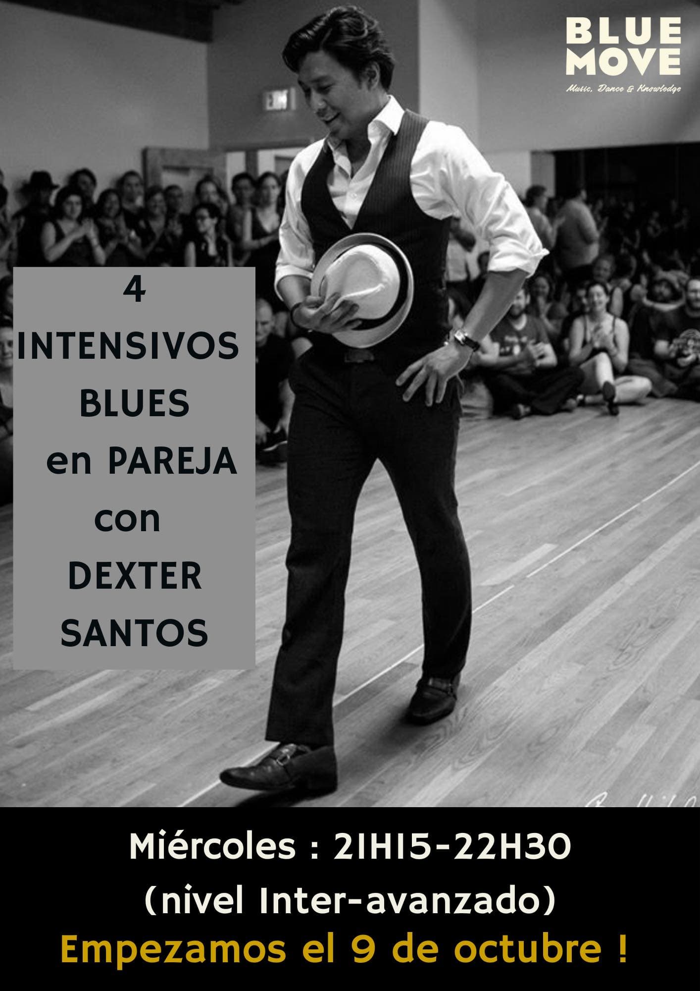 Dexter Santos. Intensivos de Blues en Pareja en Blue Move